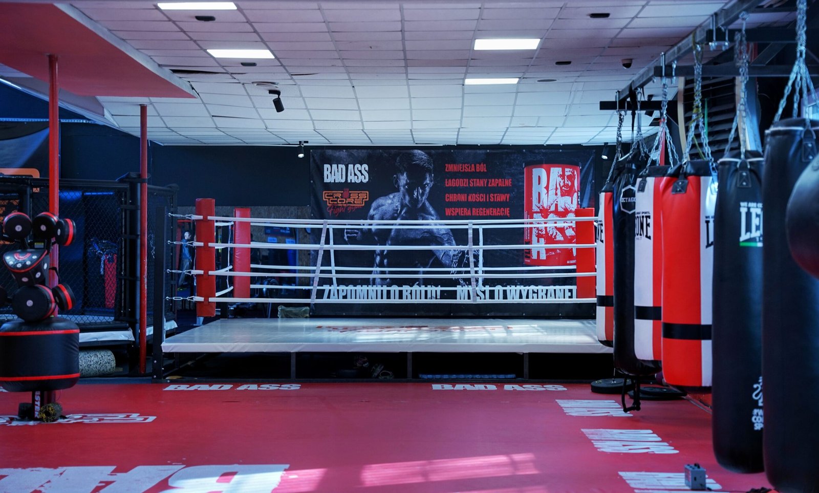 Widok strefy walk w CROSSCORE Fight Gym
